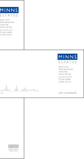 Minns Estates, Oxford Corporate identity & website 