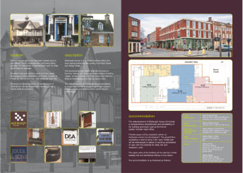 Twentyretail Edinburgh House, Leics - 4 brochure & identity