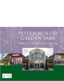 Twentyretail Peterborough Garden Park 4 sided brochure